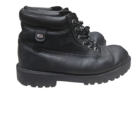 Skechers Mens Ankle High Black Waterproof Work Boots size 11.1/2 - Picture 3 of 9